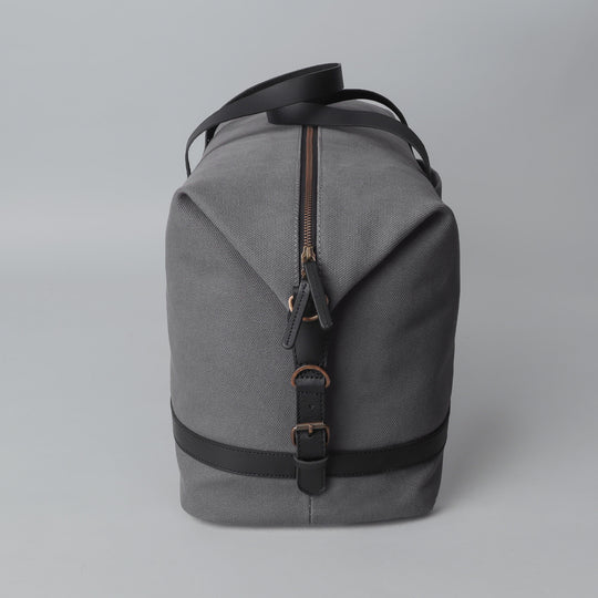 grey canvas travel bag for women