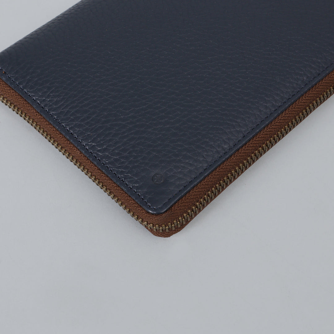 leather cheque book wallet
