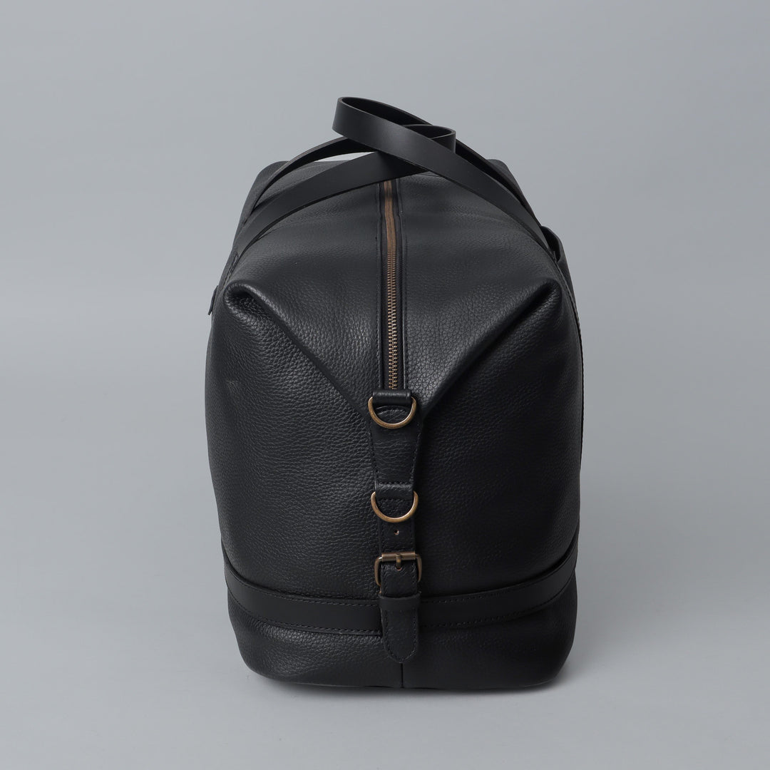 black leather travel bag for girls