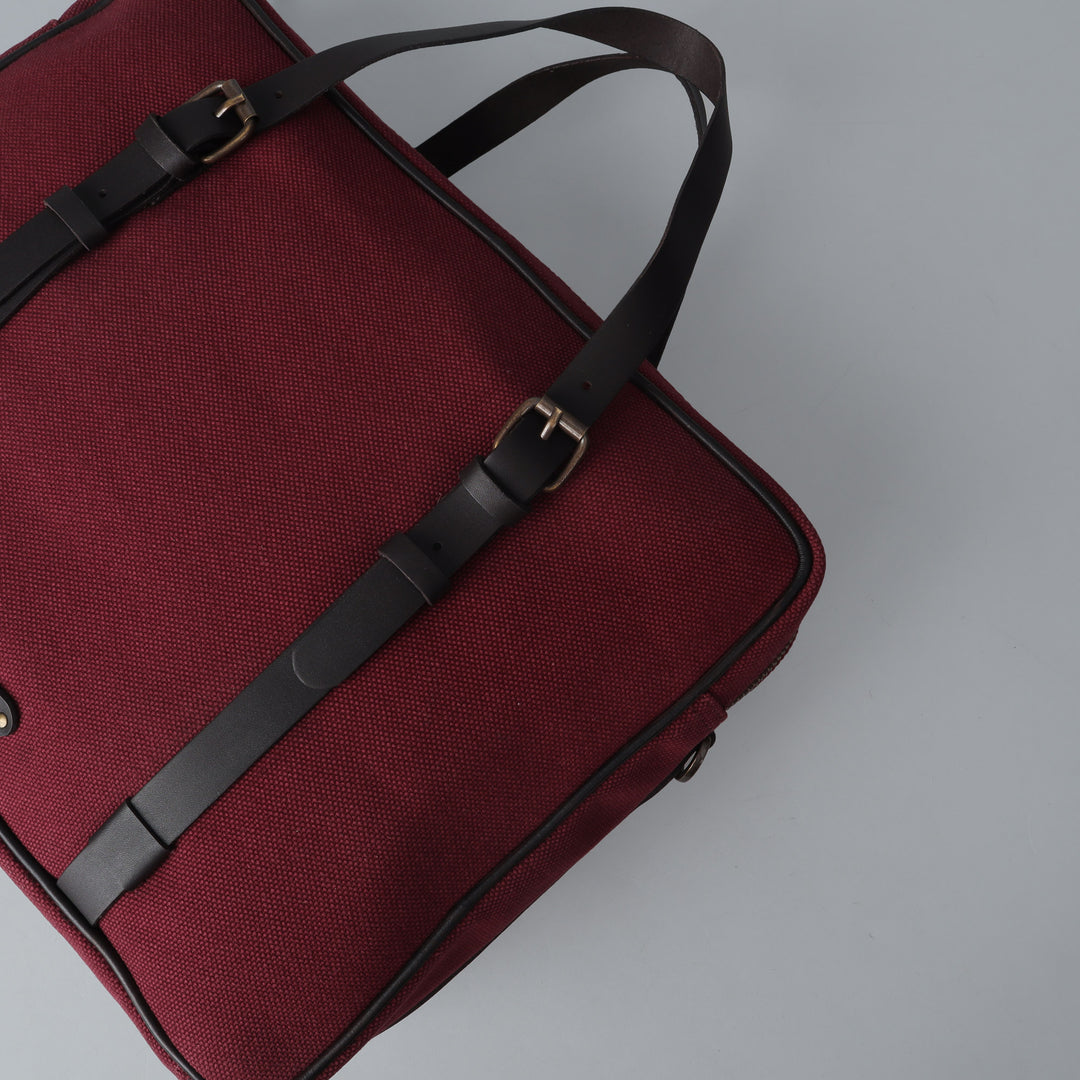 maroon best bags in canvas briefcase