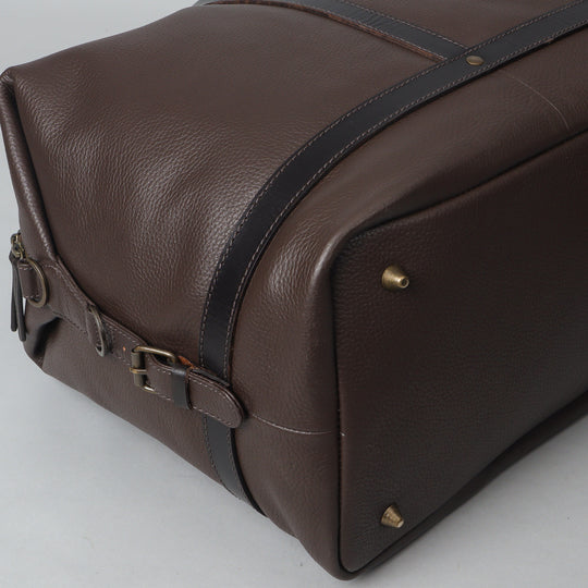 brown leather travel bag for boys