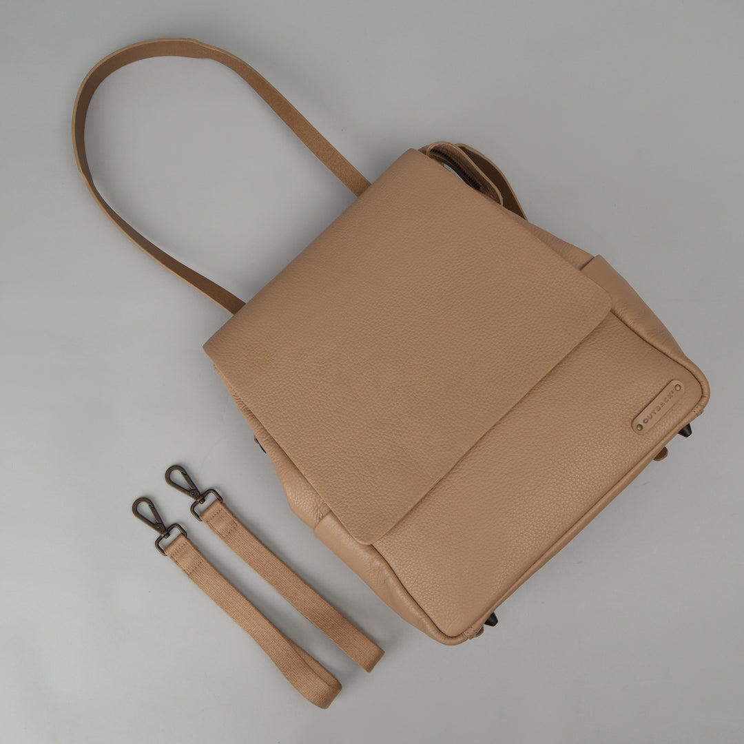 Donna Leather Diaper Bag