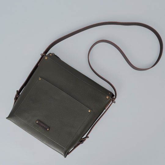 Jersey Leather Crossbody Bag