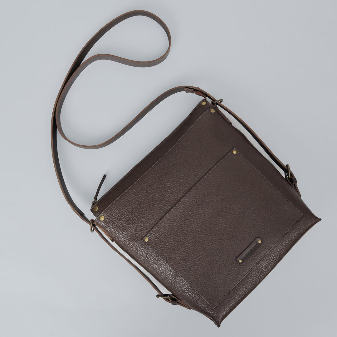 Jersey Leather Crossbody Bag