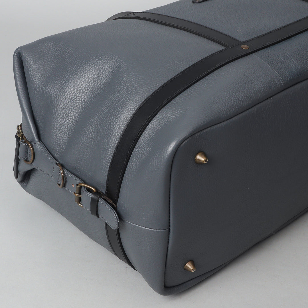 large leather travel bag