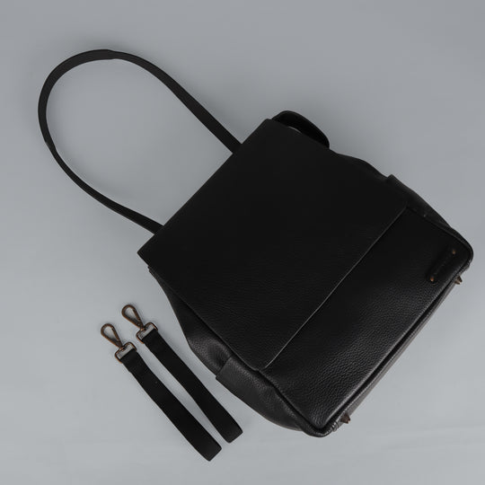 Donna Leather Diaper Bag