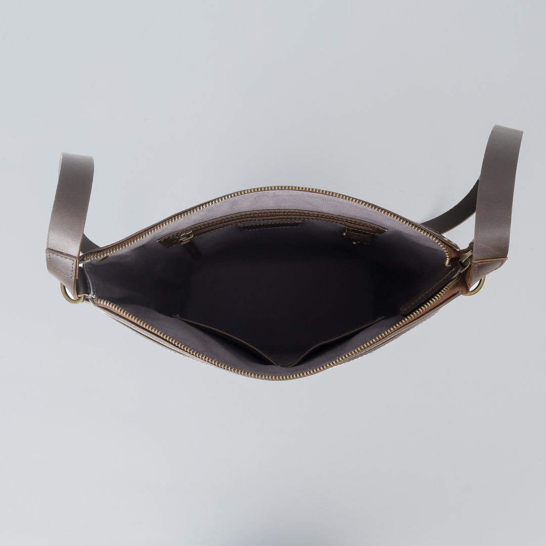 Jersey Leather Crossbody Bag