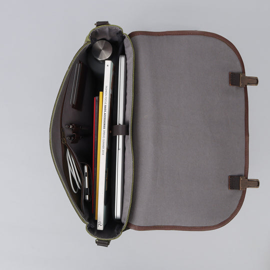 London Canvas Briefcase