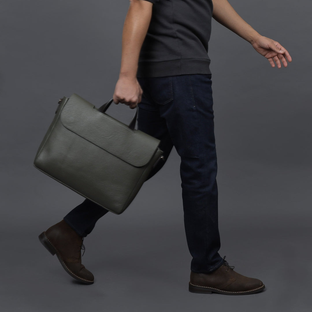 stylish Leather briefcase for men